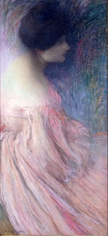 Donna in abito rosa - Museo delle Belle Arti di Digione